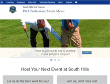 Tablet Screenshot of golfsouthhills.com